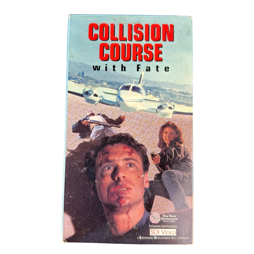 Collision Course with Fate VHS 1993 Action Thriller Bruce Nangle SDI Video Tape
